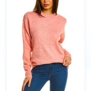 Z SUPPLY Silas Pullover Sweater in Lava Size: L Color: Lava Coral Pinkish